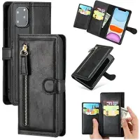 Mtp Products iPhone 11 Pro Multifunktionel Vintage Pung - Sort