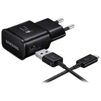 Samsung Type-C USB hurtig rejseoplader med adapter EP-TA20EB - Sort