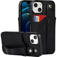 Pierre Cardin iPhone 13 Mini Dækket TPU Cover med RFID - Sort