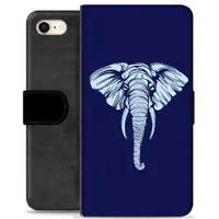 Mtp Products iPhone 7/8/SE (2020)/SE (2022) Premium Flip Cover med Pung - Elefant