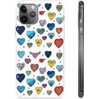 Mtp Products iPhone 11 Pro Max TPU Cover - Hjerter