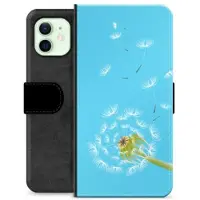 Mtp Products iPhone 12 Premium Flip Cover med Pung - Mælkebøtte