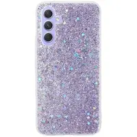 Mtp Products Samsung Galaxy S24 FE Glitter Flakes TPU Cover - Lilla