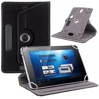 Mtp Products Universal Roterende Folio Cover til Tablet - 7.9-8.4 - Sort