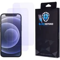 BlueDefend iPhone 12 Anti-Blue Light Skærmbeskyttelse Hærdet Glas - 2 stk.