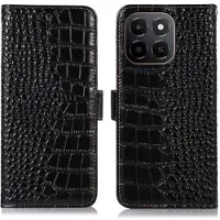 Mtp Products Honor X6c Crocodile Series Læderpung med RFID - Sort