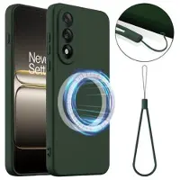 Mtp Products OnePlus Nord 5 Liquid Silikone Cover - MagSafe Kompatibel - Mørkegrøn