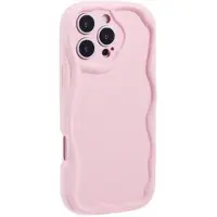 Mtp Products iPhone 16 Pro Max Candy Color Wavy TPU Cover - Pink