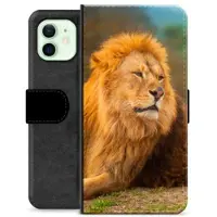 Mtp Products iPhone 12 Premium Flip Cover med Pung - Løve