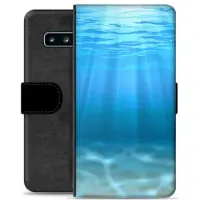Mtp Products Samsung Galaxy S10+ Premium Flip Cover med Pung - Hav