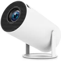 Mtp Products HY300 Pro Android 11 Smart Projector m. dobbelt WiFi, Bluetooth 5.0 - Hvid