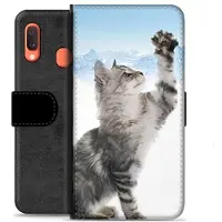 Mtp Products Samsung Galaxy A20e Premium Flip Cover med Pung - Kat