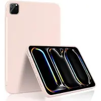 Mtp Products iPad Pro 13 2024/2025 Liquid Silikone Cover med Strop - Pink