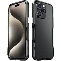 Mtp Products Luphie Safe Lock iPhone 15 Pro Max Metal Bumper - Sort