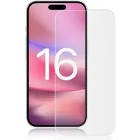 Amorus iPhone 16 Skærmbeskyttelse Hærdet Glas - 9H, krystalklar