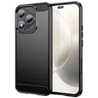 Mtp Products Honor 400 Lite/X70i Børstet TPU Cover - Karbonfiber - Sort