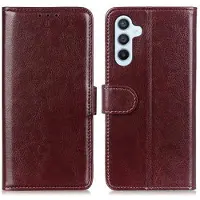 Mtp Products Samsung Galaxy S25/S24 Pung Taske med Magnetisk Lukning - Brun