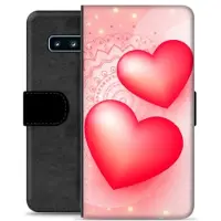 Mtp Products Samsung Galaxy S10+ Premium Flip Cover med Pung - Kærlighed