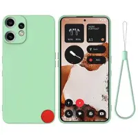 Mtp Products Nothing CMF Phone 2 Pro Flydende silikone cover med håndrem - grøn