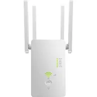 Mtp Products 1200M Dual-Band WiFi Extender / Router / Adgangspunkt - Hvid