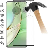 Mtp Products Motorola Edge 40 Neo Skærmbeskyttelse Hærdet Glas - Full Fit - Sort Kant
