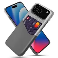 Mtp Products iPhone 17 Pro Max/18 Pro Max KSQ Cover med Kortholder - Grå