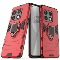Mtp Products OnePlus 10 Pro Hybrid Cover med Ring Holder - Rød