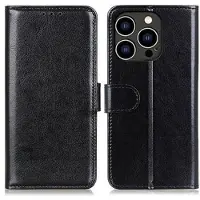 Mtp Products iPhone 16 Pro Pung med Magnetisk Lukning - sort