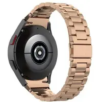 Mtp Products Elegant Samsung Galaxy Watch4/Watch4 Classic/Watch5/Watch6/Watch FE/Watch7 Rustfrit Stål Rem - Rødguld