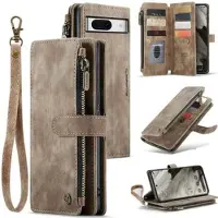 CASEME Google Pixel 8 C30 Multifunktionel Pung - Brun