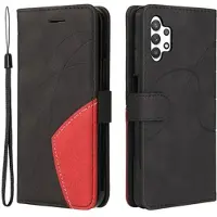 Mtp Products Bi-Color Series Samsung Galaxy A32 5G/M32 5G Etui med Pung - Sort