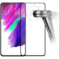 Mtp Products Samsung Galaxy S22 5G/S23 5G Full Cover Skærmbeskyttelse Hærdet Glas - 9H - Sort Kant
