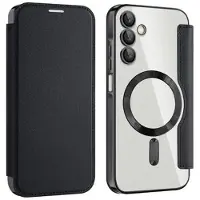 Mtp Products Samsung Galaxy A15 Flip cover med kortholder - MagSafe-kompatibel - Sort