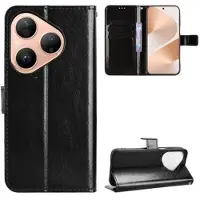 Mtp Products Huawei Pura 80 Pung Etui med Stativ - sort