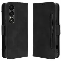 Mtp Products Sony Xperia 1 VII Kortholder Pung Etui - Sort