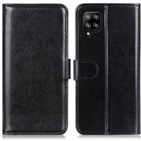Mtp Products Samsung Galaxy A22 Pung med Magnetisk Lukning - Sort