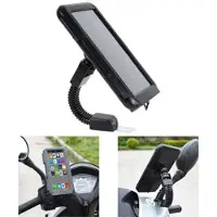 Mtp Products S2102 Vandtæt mobilholder til motorcykel - sort