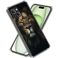 Mtp Products iPhone 15 Plus Stilfuld Ultra-Slim TPU Cover - Lion