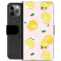 Mtp Products iPhone 11 Pro Premium Flip Cover med Pung - Citron Mønster
