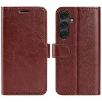 Mtp Products Samsung Galaxy S25 Pung Taske med Magnetisk Lukning - Brun