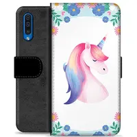 Mtp Products Samsung Galaxy A50 Premium Flip Cover med Pung - Enhjørning