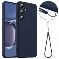 Mtp Products Samsung Galaxy S25+ Liquid Silikone Cover - MagSafe Kompatibel - Mørkeblå