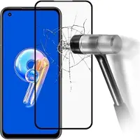 Mtp Products Full Cover Asus Zenfone 9 Hærdet Glas - 9H, 0.3mm - Sort