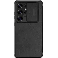 NILLKIN Samsung Galaxy S25 Ultra Qin Pro Flip Cover - Sort