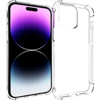 Mtp Products iPhone 15 Pro Max Stødsikkert TPU Cover - Gennemsigtig