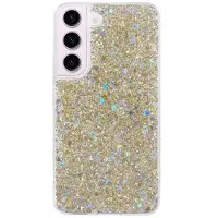 Mtp Products Samsung Galaxy S23 Glitter Flakes TPU Cover - Guld