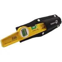 Stabila STB81SM-25 Vaterpas, støbt aluminium, magnetisk, 2 bobler, 10 tommer (25 cm), med hylster