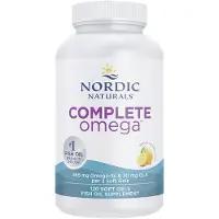 Nordic Naturals , Complete Omega, Lemon, 120 Bløde Geler