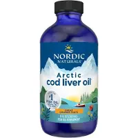 Nordic Naturals , Arktisk Kodeleverolie, Orange, 8 fl oz (237 ml)