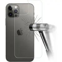 Mtp Products iPhone 12 Pro Max Skærmbeskyttelse Hærdet Glas til Bagcoveret - 9H - Klar